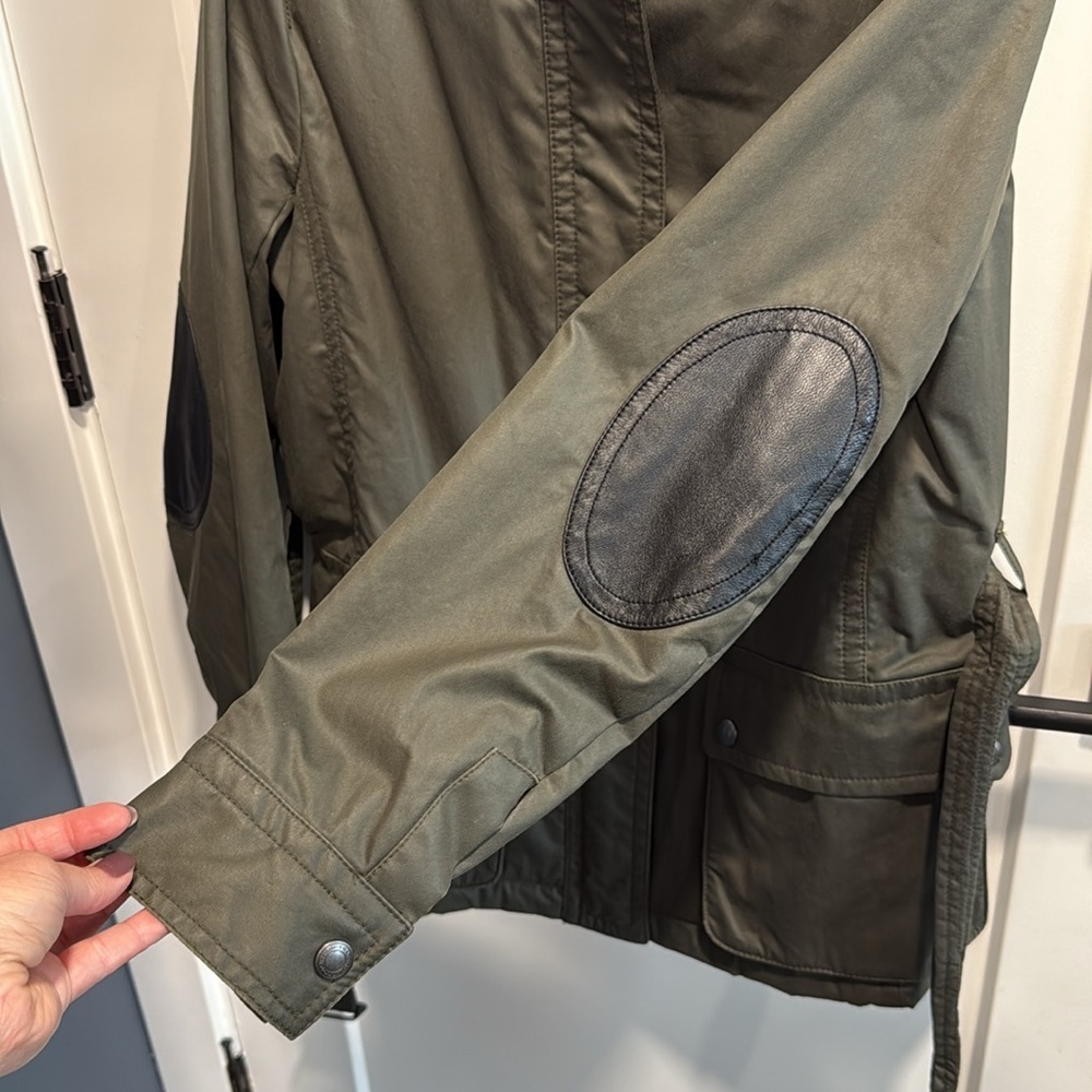 Coach Waxed Belt Hack Utility Jacket Leather Details - Picture 5 of 16